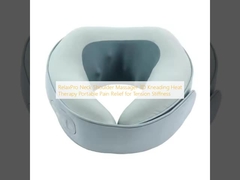 Neck Shoulder Massager 3D Kneading  Heat Therapy  Portable Pain Relief for Tension  Stiffness