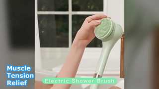 Silicone Multifunctional Electric Body Wash Cleaning Shower Brush