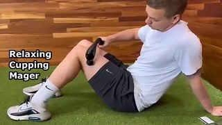 Long-handled massage hammer